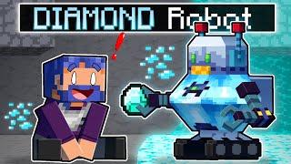 Playing Minecraft As A HELPFUL Diamond Robot!