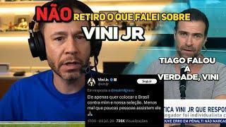 Tiago Leifert responde Vini Jr