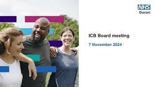 NHS Dorset ICB Board meeting 7 November 2024