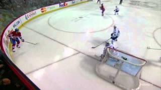 Michael Cammalleri goal, Wrist, Off. Zone, 24 ft, on James Reimer (2011-02-24)