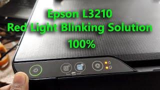 Epson L3210 Red Light Blinking Solution II Epson L3210 Head Not Moving Problem