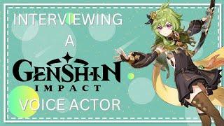 INTERVEWING A GENSHIN IMPACT VOICE ACTOR ≪Zatsudan≫