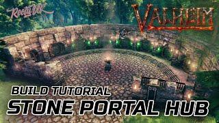 Valheim: Stone Portal Hub (Building Tutorial)