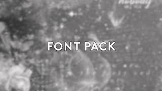 10+ aesthetic popular fonts // 2021 | aesthetic font pack