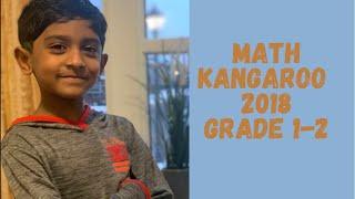 Canadian math kangaroo   2018| Grade 1-2