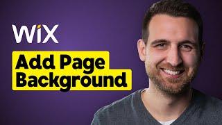 How to Add Background Image to Page on Wix