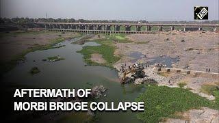 Aftermath of Morbi bridge collapse, aerial footage of disaster zone