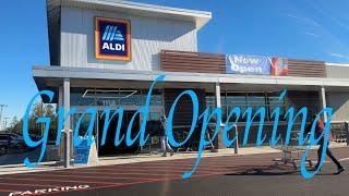 Aldi - Grand Opening - My First Time At Aldi - Wow! - #groceryshopping #aldilove #grocery