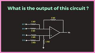 Difference Amplifier using the Op-Amp Solved Problem | FAQ # 2