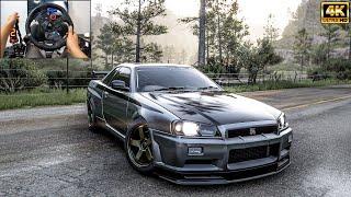 Nissan Skyline GT-R V-Spec II - Forza Horizon 5 | Logitech g29 gameplay