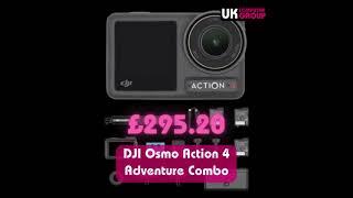 LAST FEW REMAINING DJI Osmo Action 4 Adventure Combo £369 now £295.20 w/code 