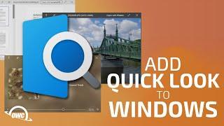 How to Add the Mac's Quick Look File Preview Feature to a Windows PC