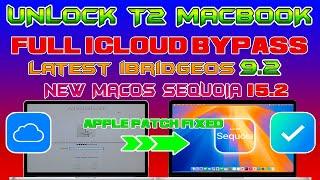  Fix Unlock T2 MacBook iCloud Activation Lock Bypass iBridgeOS 9.2 MacOS Sequoia Pro/Air/iMac/Mini