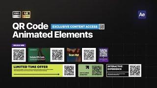 QR Code Elements | After Effects Template