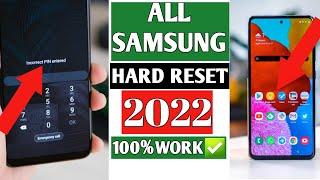 Samsung Galaxy Hard Reset 2022/  Factory Reset/Forget Pin/Format /New Method