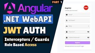 Angular and ASP .NET Core  Web API Authentication | Authorization -A Step-by-Step Guide   - Part 1