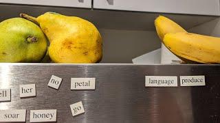 Raid Fridge For Word Salad. "Language Produce"???