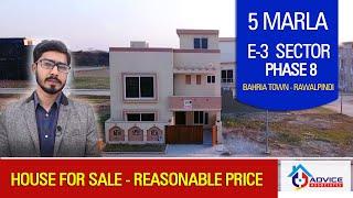 Bahria Town Phase 8 | 5 Marla House for sale  | Advice Associates