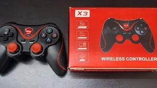 X3 Wireless gamepad for Android mobile or Smart TV or windows PC