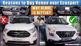 Reasons to Buy Venue over Ecosport - Why Venue is Better? | Venue vs Ecosport