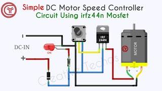 12 volt dc motor speed controller circuit