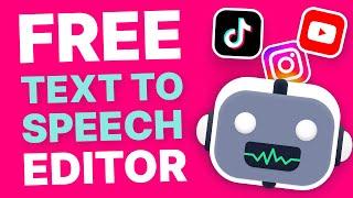 FREE Text to Speech Software for TikTok, IG, and YT Videos 