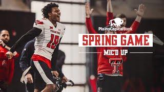 Texas Tech Football: Spring Game Mic'd Up | 2024