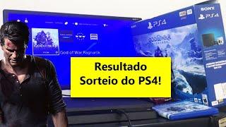 SAIU O GANHADOR DO SORTEIO DO PS4 VEJA