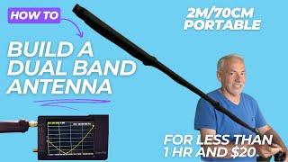 Home brew Dual-Band 2m/70cm PA0FBK Antenna: Quick, Cheap and Portable [for less than $20 and 1 hour]