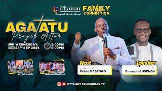 FOURSQUARE TV IAGATATU SERVICE WITH BISHOP PROF MASENGO FIDELE & PASTOR EMMANUEL SENGA  25.9.2024