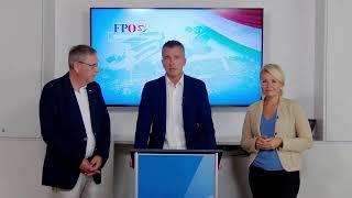 Pressekonferenz der FPÖ Klagenfurt