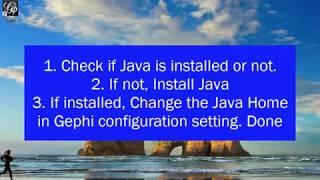 GEPHI Error | "cannot find java 1.8 or higher" Error Solved in Gephi | Gephi Java Error First Time