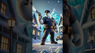 Bear As A Police Man #bears #funny #shorts  #cute