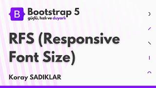 Bootstrap 5 - RFS (Responsive Font Size)