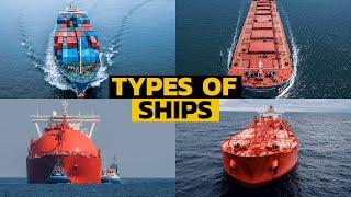 Types of ships in Merchant navy || Crude Oil Tanker || Bulk Carrier || Gas Carrier || Container Ship