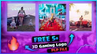 Top 5 Pubg 3D logo | Plp File In Pixellab | bgmi 3d logo Plp File download | UniQBoyYT