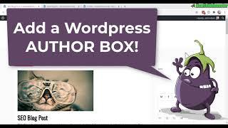 How to Add & Customize Author Bio Box in Wordpress Posts Tutorial - FREE  Plugin Simple Author Box