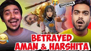 Joker Betrayed Aman & Harshita ft. Mamba Snax EPIC BGMI HIGHLIGHT!