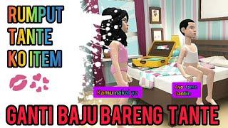 Tante rona bohay ganti baju wikwik||kartun animasi lucu