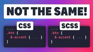The differences between CSS and Sass Nesting