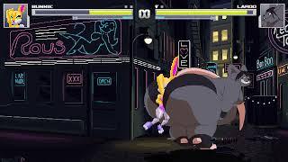 (M.U.G.E.N) Bunnie vs Lardo Rat