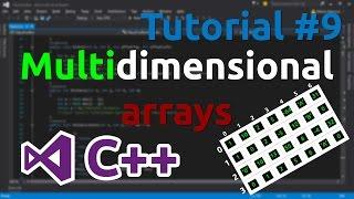 C++ Tutorial 9 - Multidimensional arrays