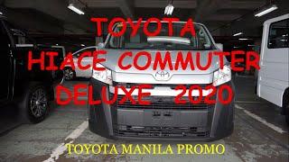 TOYOTA HIACE COMMUTER DELUXE 2020 (SILVER MICA METALLIC) PREVIEW | TOYOTA MANILA PROMO