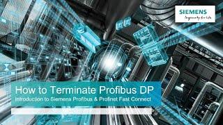 How to terminate Profibus DP connections using Fast Connect System