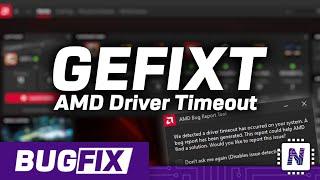 AMD Driver Timeout - AMD Blackscreen, Crashes, Reboot Problem gefixt!
