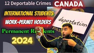 12 Deportable Crimes in Canada Every Immigrant Must Avoid – Stay Safe #punjabi #canada #studyvisa