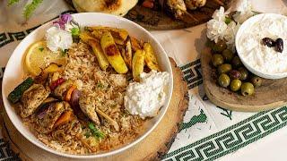 Greek Chicken Souvlaki Bowls