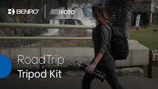 Benro | MeFOTO RoadTrip Tripod Kit | Sleek, Compact Travel-Friendly Tripod Kit