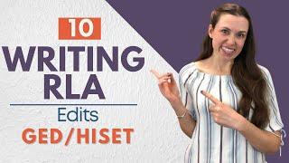 GED RLA / HiSET Writing - Editing Practice