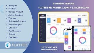 Flutter - Responsive Dashboard & Admin Panel | Template For E-commerce Website